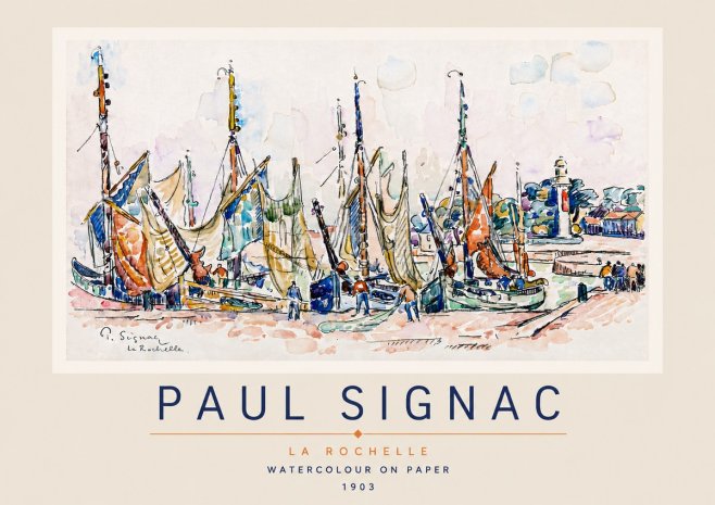 Signac La Rochelle I No3 - Poszter