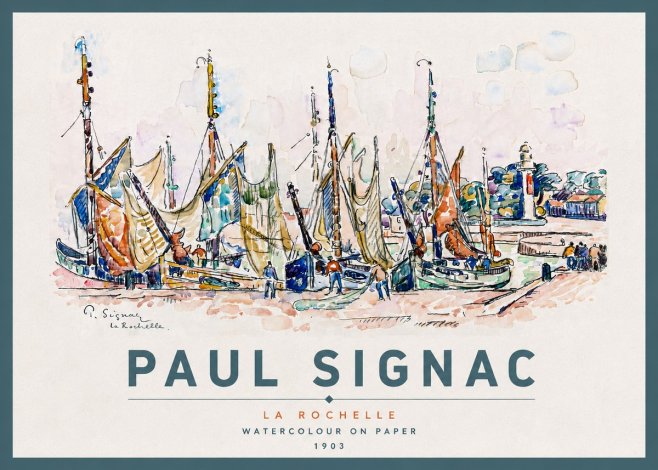 Signac La Rochelle I No4 - Poszter