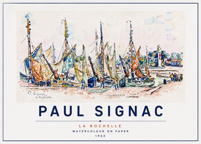 Signac La Rochelle I No5 - Poszter