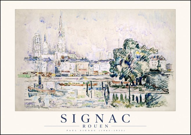 Signac Rouen No1 - Poszter