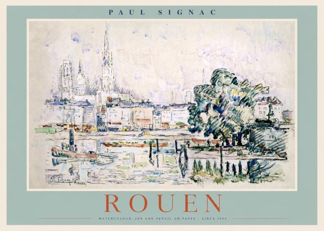 Signac Rouen No2 - Poszter