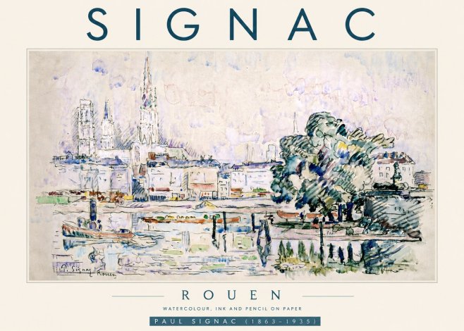 Signac Rouen No5 - Poszter