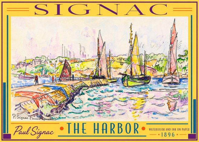 Signac The Harbor I No2 - Poszter