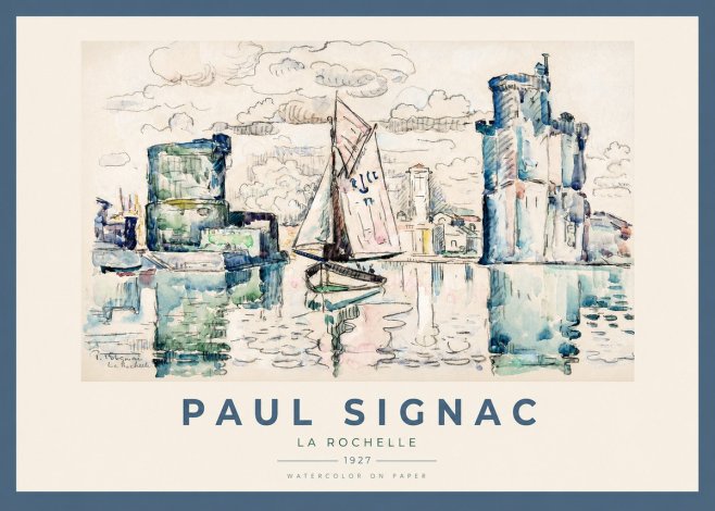 Signac La Rochelle II No2 - Poszter