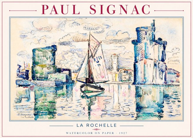 Signac La Rochelle II No3 - Poszter