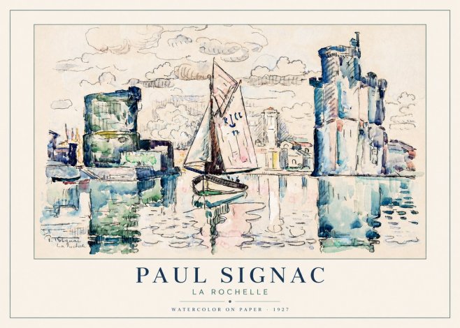 Signac La Rochelle II No4 - Poszter