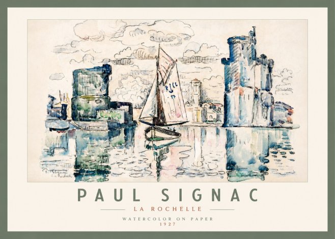 Signac La Rochelle II No6 - Poszter