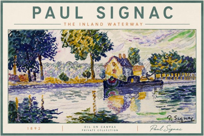 Signac The Inland Waterway No6 - Poszter