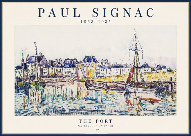 Signac The Port I No2 - Poszter