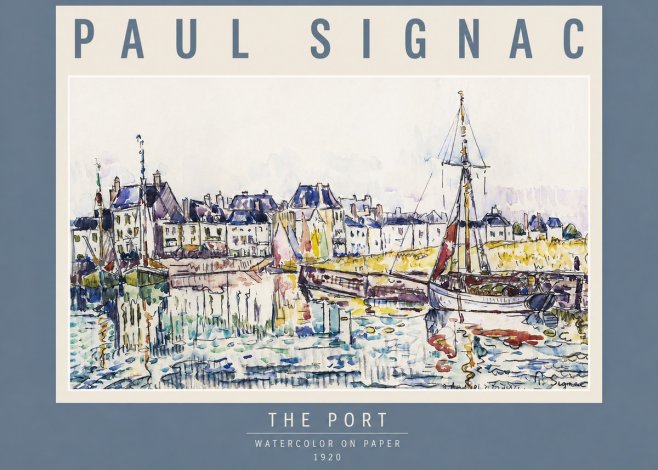 Signac The Port I No3 - Poszter