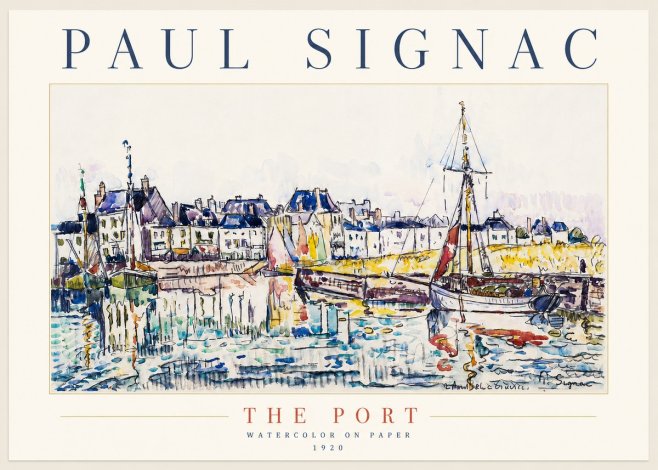 Signac The Port I No5 - Poszter