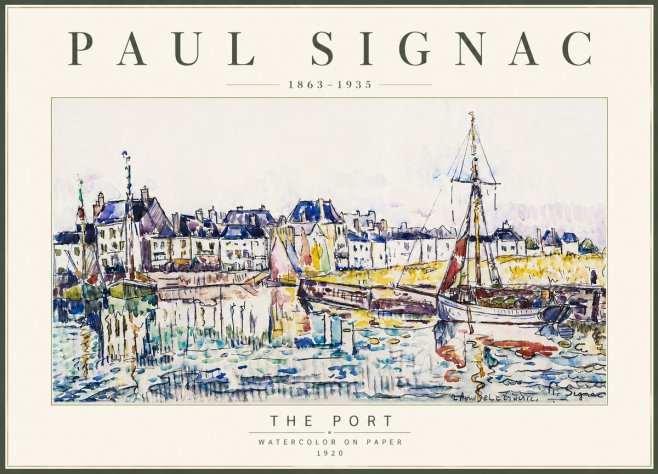Signac The Port I No6 - Poszter