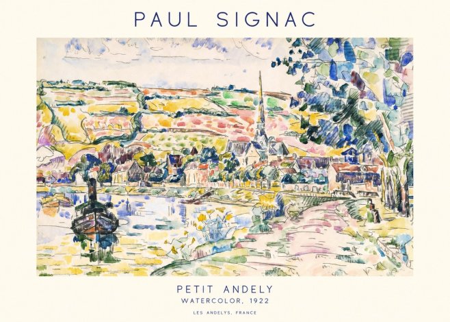 Signac Petit Andely No1 - Poszter