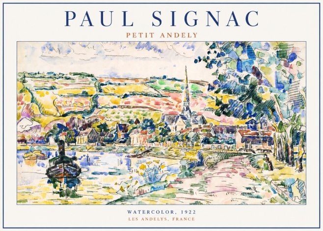 Signac Petit Andely No4 - Poszter