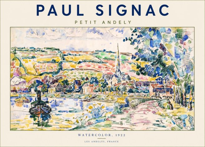 Signac Petit Andely No5 - Poszter