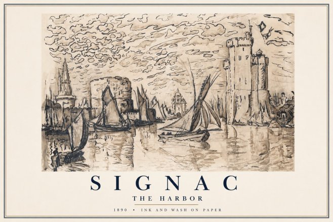 Signac The Harbor II No1 - Poszter