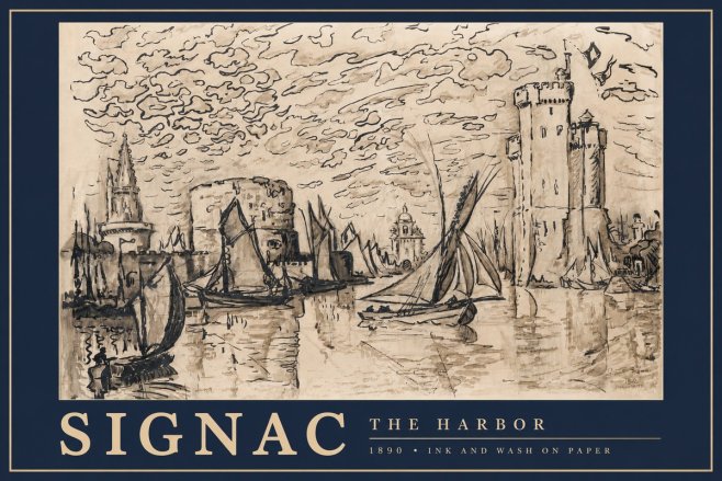 Signac The Harbor II No3 - Poszter