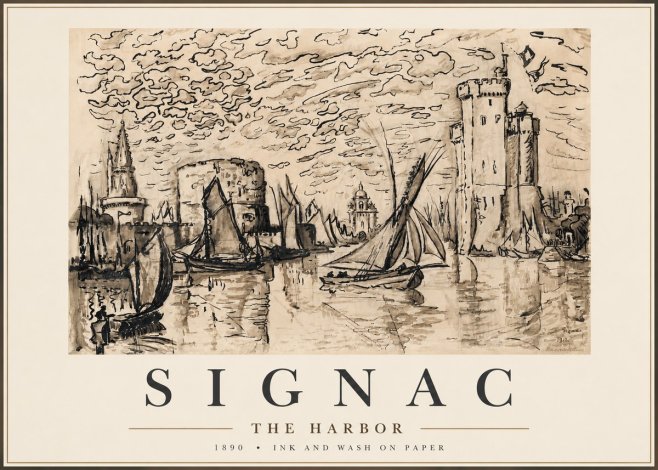 Signac The Harbor II No4 - Poszter