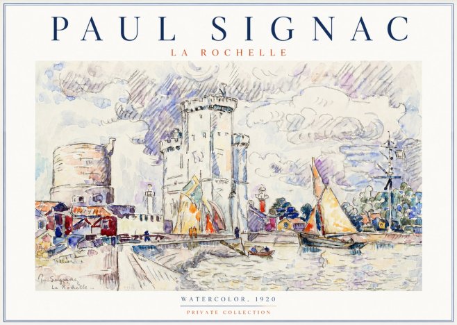 Signac La Rochelle III No3 - Poszter