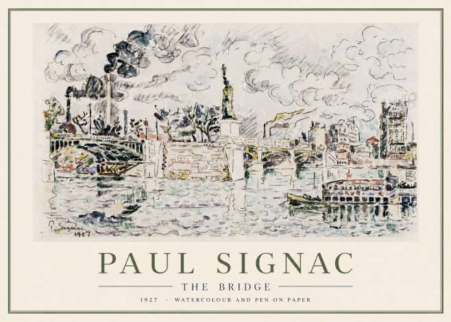 Signac The Bridge II No3 - Poszter