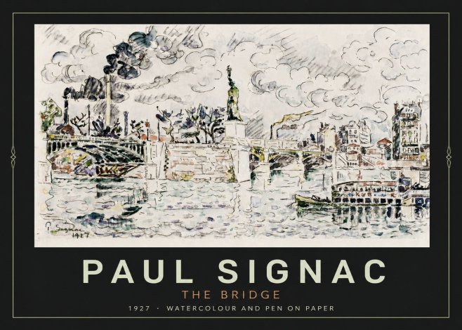 Signac The Bridge II No4 - Poszter