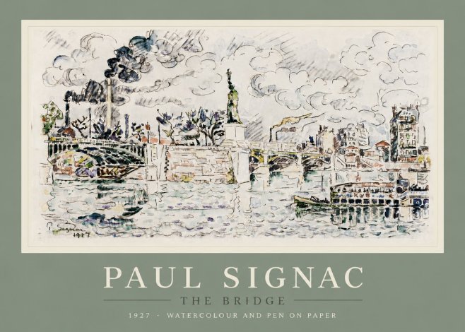 Signac The Bridge II No5 - Poszter