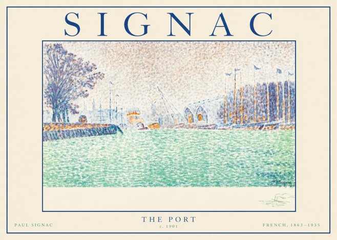 Signac The Port II No1 - Poszter