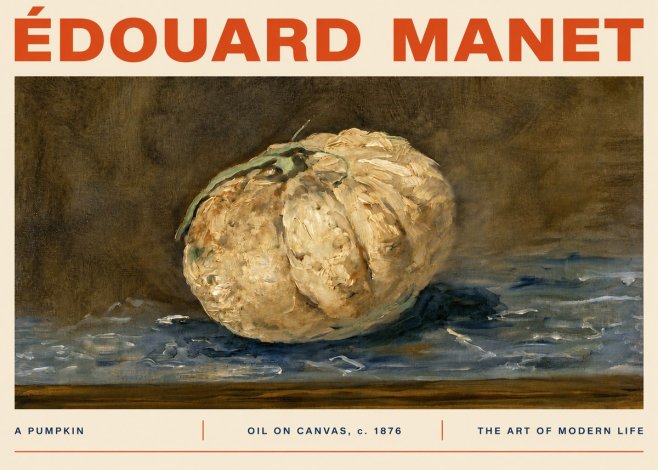 Édouard Manet A Pumpkin No4 - Poszter