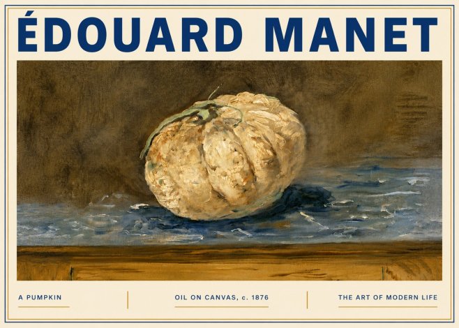 Édouard Manet A Pumpkin No6 - Poszter