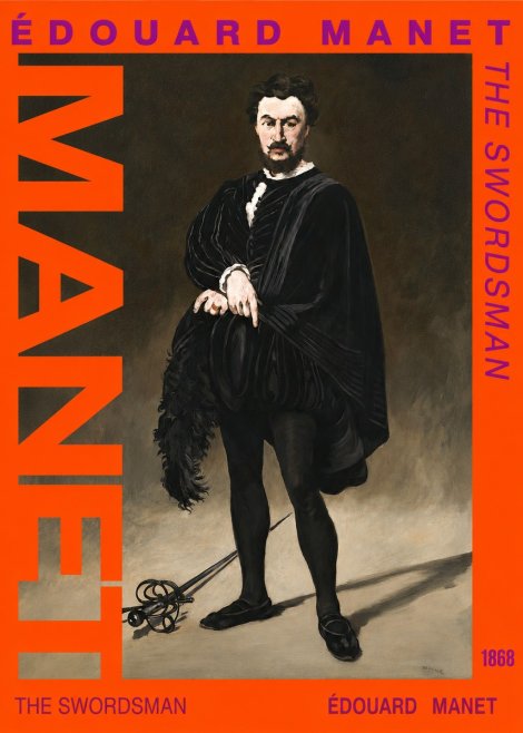 Édouard Manet The Swordsman No2 - Poszter