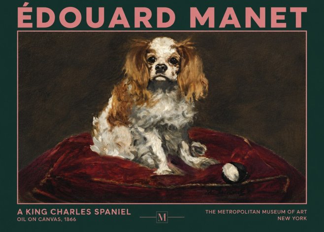 Édouard Manet A King Charles Spaniel No4 - Poszter