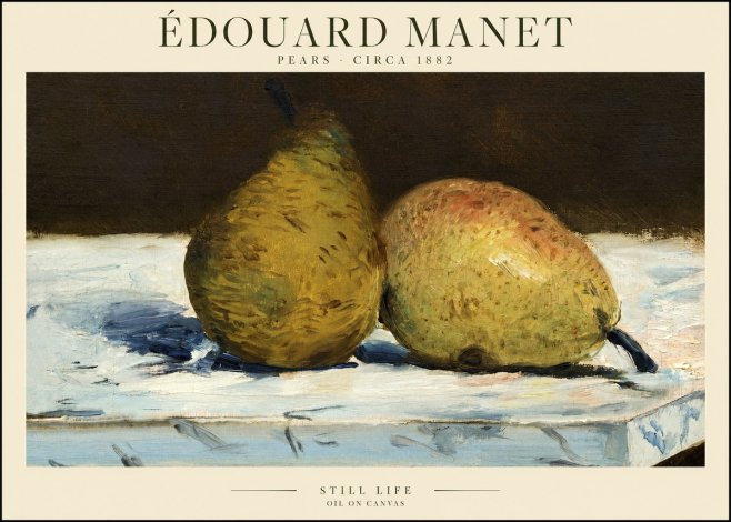Édouard Manet Pears No1 - Poszter