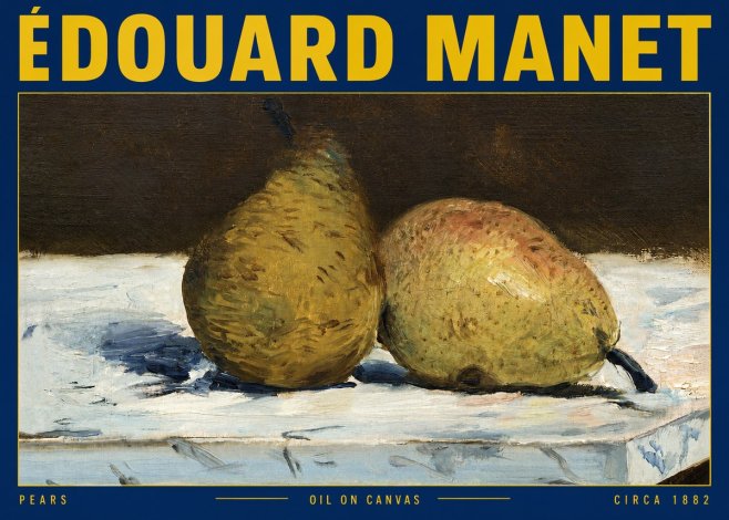 Édouard Manet Pears No2 - Poszter