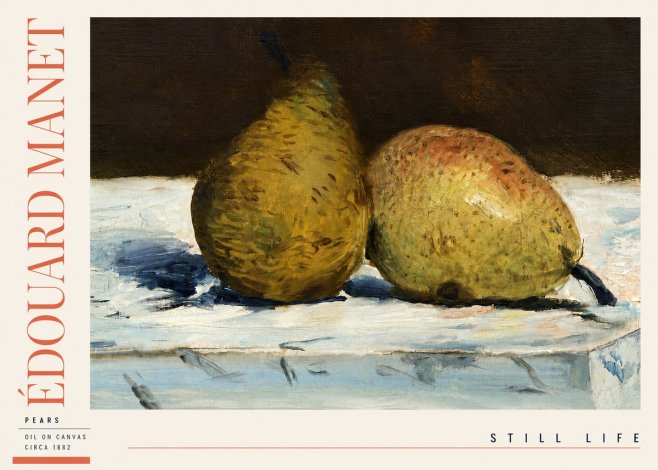 Édouard Manet Pears No3 - Poszter