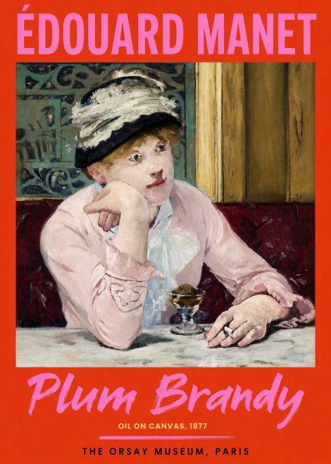 Édouard Manet Plum Brandy No2 - Poszter