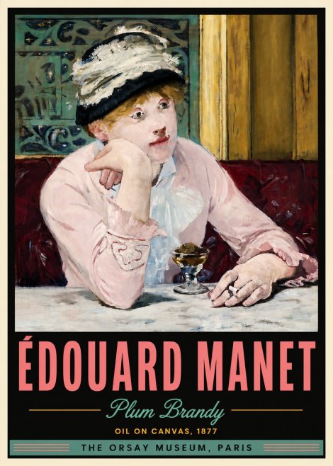 Édouard Manet Plum Brandy No5 - Poszter