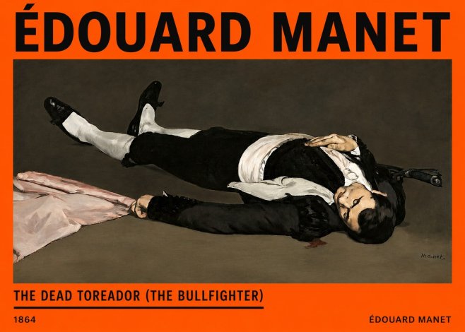 Édouard Manet The Dead Toreador (the Bullfighter) No2 - Poszter