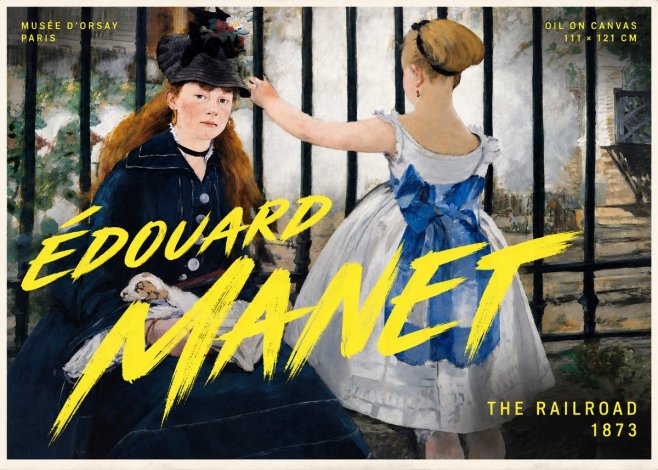 Édouard Manet The Railroad No5 - Poszter