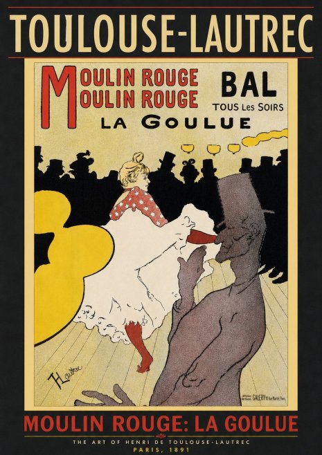 Toulouse-Lautrec Moulin Rouge: La Goulue No5 - Poszter