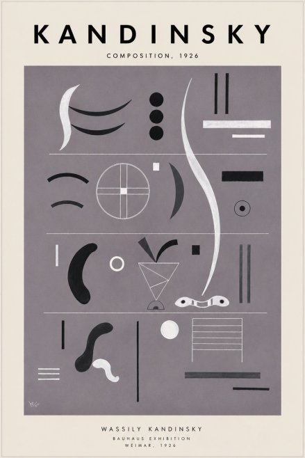 Kandinsky Composition I No6 - Poszter