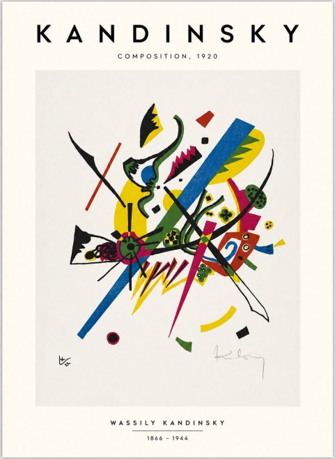 Kandinsky Composition, 1920 No1 - Poszter