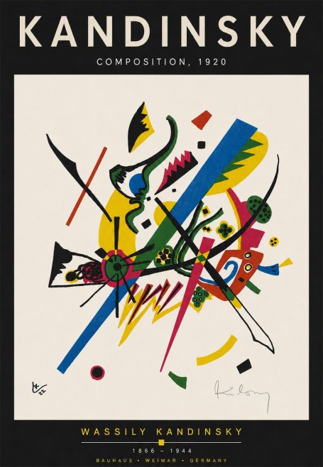 Kandinsky Composition, 1920 No4 - Poszter
