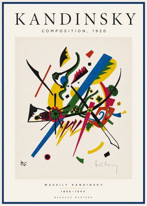 Kandinsky Composition, 1920 No5 - Poszter