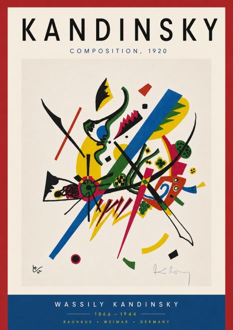 Kandinsky Composition, 1920 No6 - Poszter