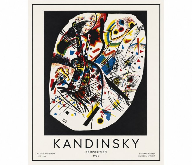 Kandinsky Composition 1922 No1 - Poszter