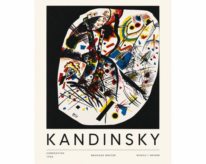 Kandinsky Composition 1922 No3 - Poszter