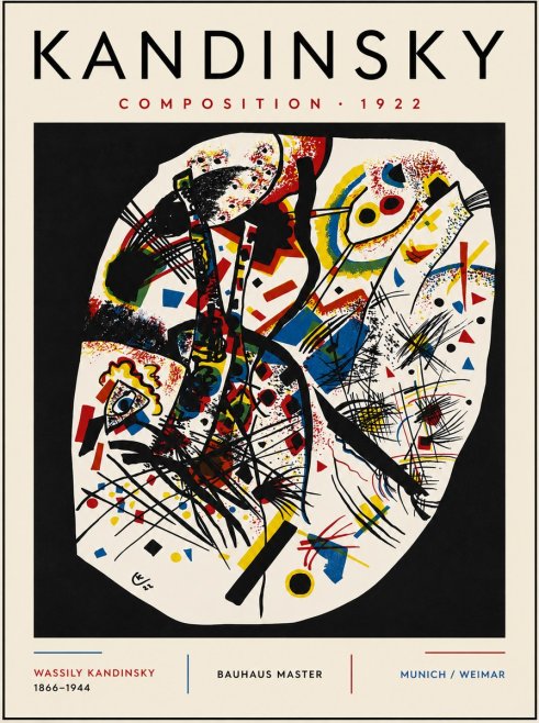 Kandinsky Composition 1922 No6 - Poszter