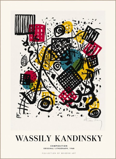 Kandinsky Composition IV No1 - Poszter