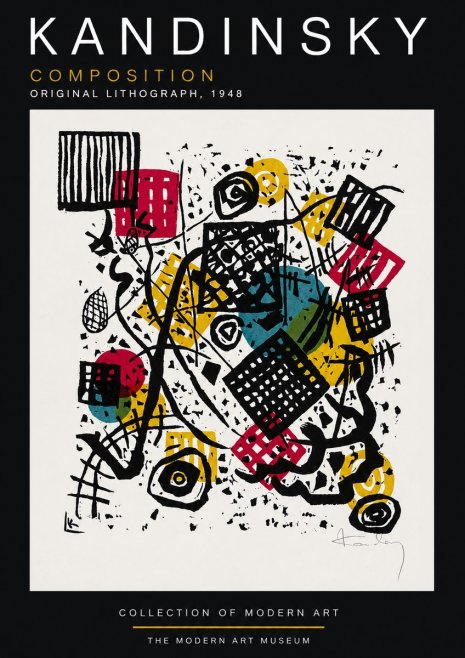 Kandinsky Composition IV No3 - Poszter