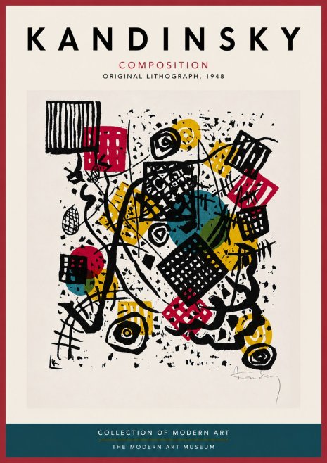 Kandinsky Composition IV No5 - Poszter